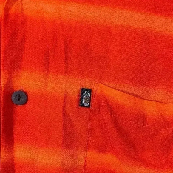 Pineapple Connection Shirt Orange Hawaiian Size XL - Picture 3 of 6
